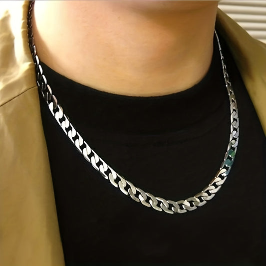 Cubaanse kleurveranderende ketting mannen trendy hiphop straat niche persoonlijkheid sleutelbeen ketting Cubaanse trui ketting paar ketting dikke ketting