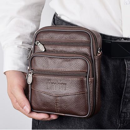 Heren nieuwe lederen crossbody tas