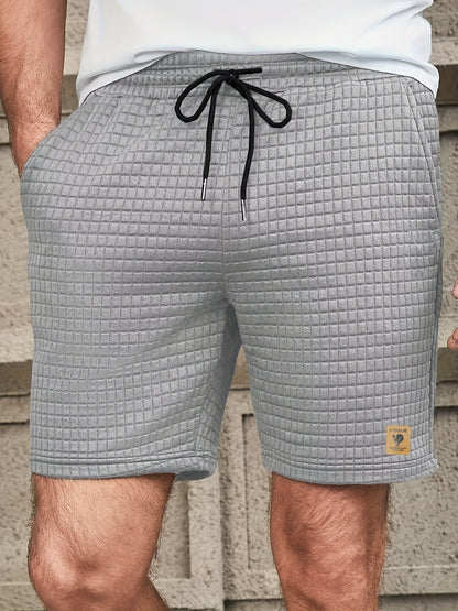 Mannen Casual Wafel Patroon Shorts