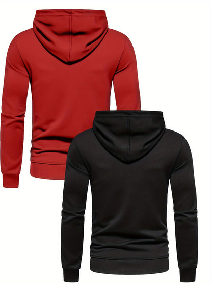 2 Stuks Coole Hoodies Voor Mannen