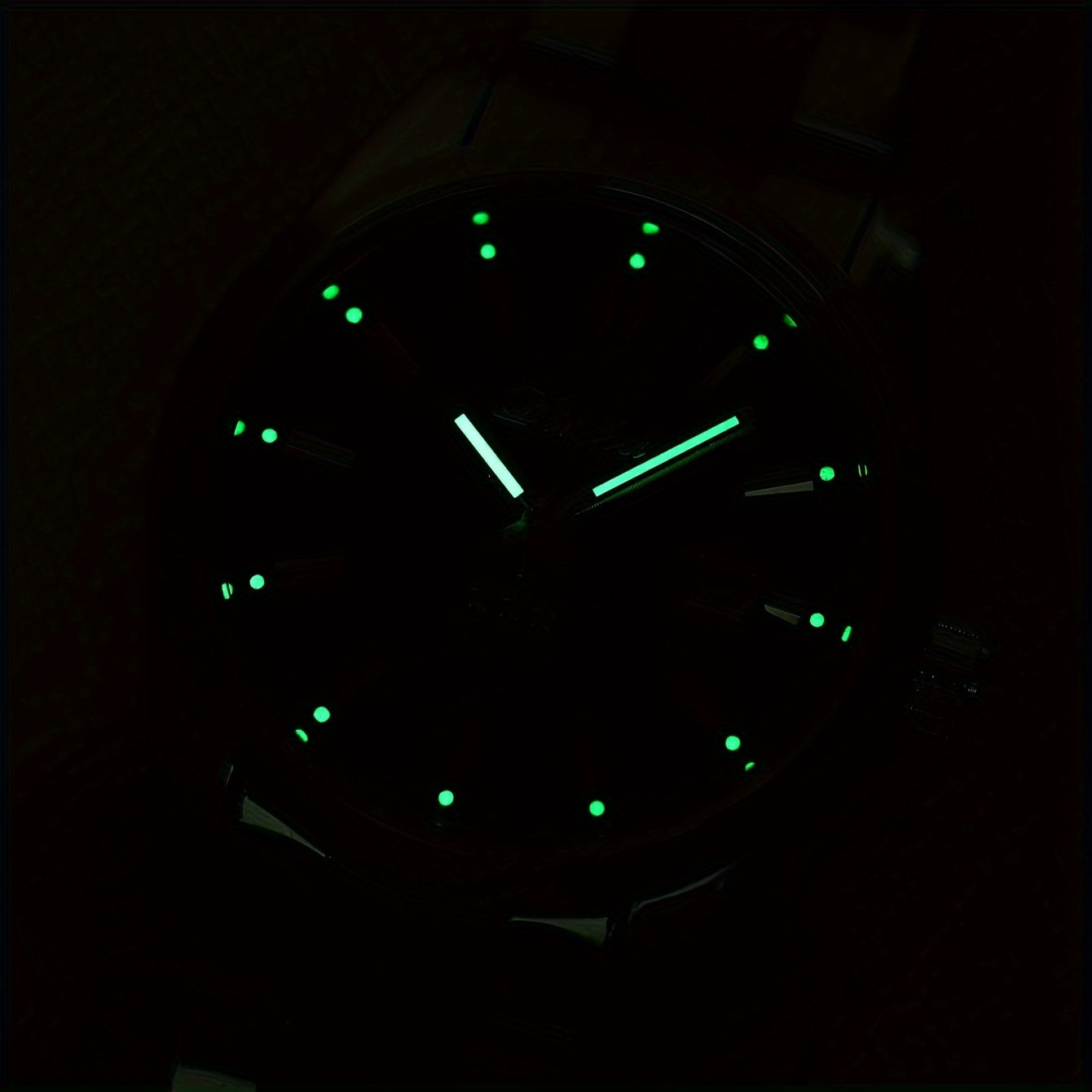 Eenvoudig, Veelzijdig, Waterdicht, Lichtgevend Quartz Herenhorloge