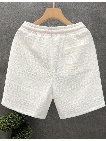 Heren Casual Shorts met trekkoord, Comfortabele Shorts met trekkoord taille