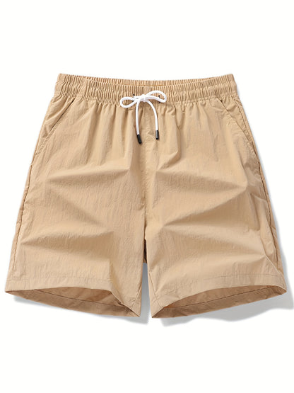 Comfortabele Actieve Shorts Voor Heren Met Elastische Taille En Trekkoord