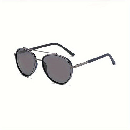 Retro Premium Cool Ovale Gepolariseerde Fashion Zonnebril, Aviator Stijl