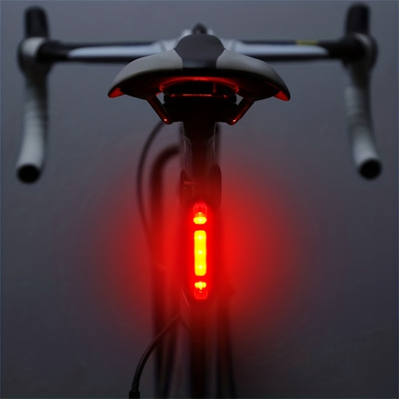 Oplaadbaar USB LED-fietsachterlicht - 4 knippermodi