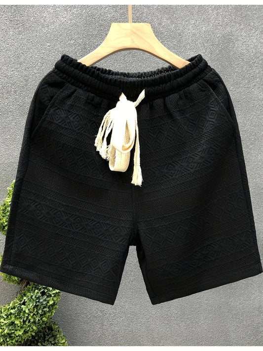 Heren Casual Shorts met trekkoord, Comfortabele Shorts met trekkoord taille