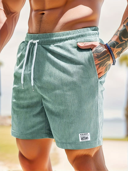 Heren Casual Corduroy Shorts