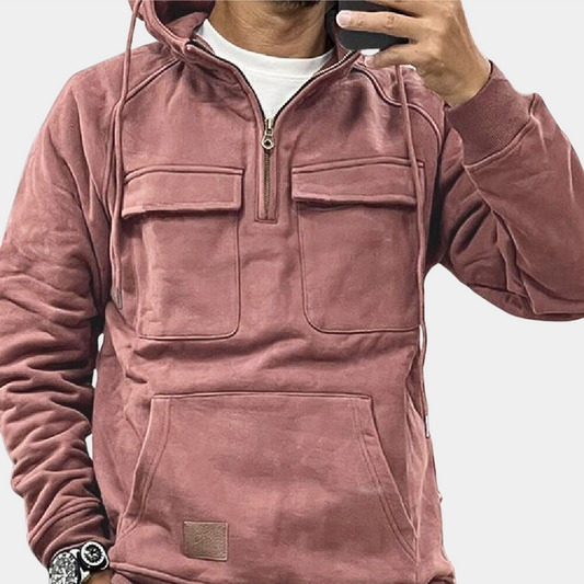 Daan – Moderne Heren Hoodie met Stijlvolle Zakjes