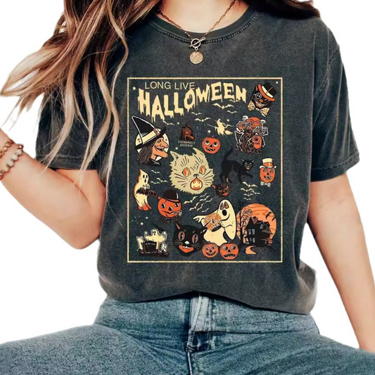 Liora - Stijlvol Halloween T-shirt voor Dames