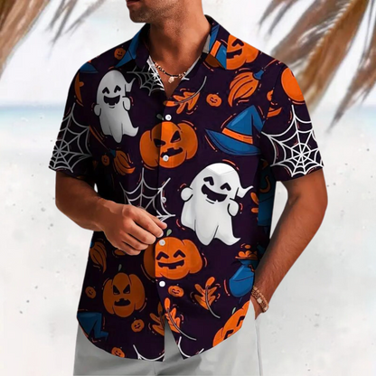 Zeno - Stijlvol Halloween Shirt met Griezelig Motief