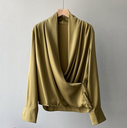 Anouk - Luxe Satijnen Blouse voor Dames