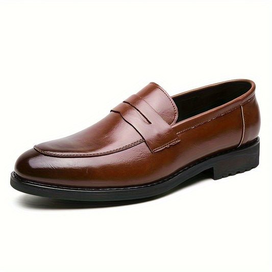 Heren Casual Instaploafers, Lichtgewicht Antislip Zakelijke Schoenen