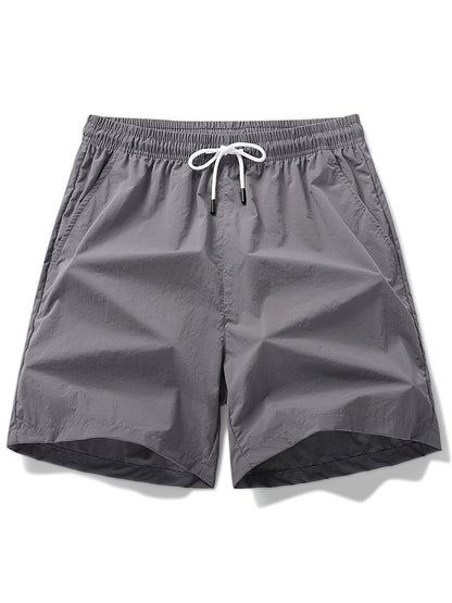 Comfortabele Actieve Shorts Voor Heren Met Elastische Taille En Trekkoord