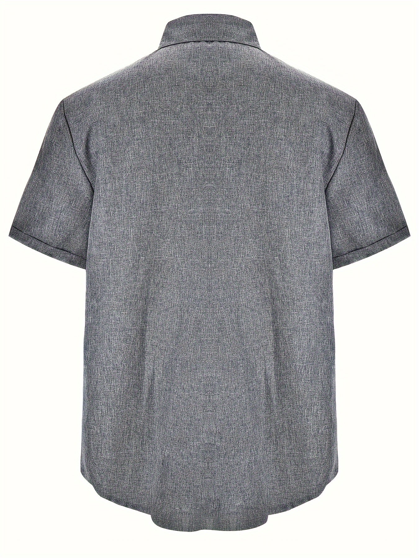 Mannen Casual T-shirt met kraag en grafische print in effen kleur