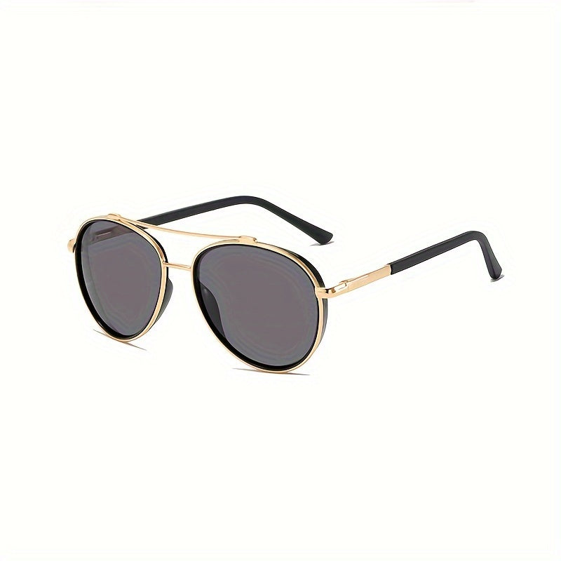 Retro Premium Cool Ovale Gepolariseerde Fashion Zonnebril, Aviator Stijl