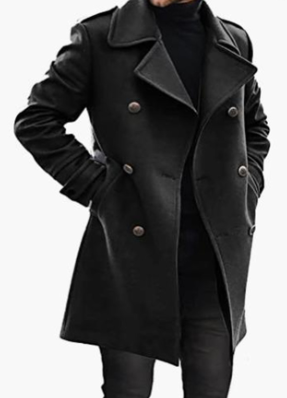 Elegante Trenchcoat Voor Heren